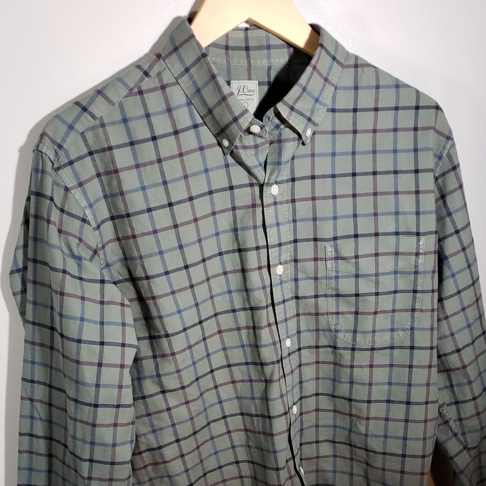 Mens J.Crew Button Down Long Sleeve Shirt